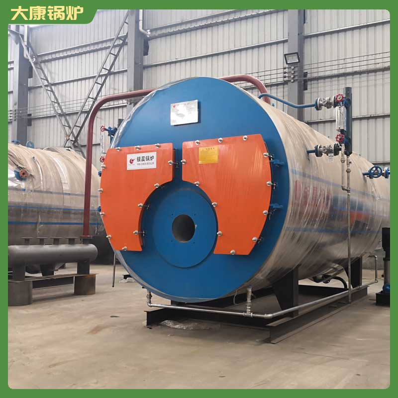 6噸鍋爐生物質鍋爐銀晨鍋爐車間用開水爐